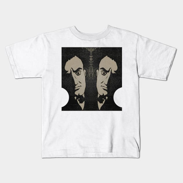 Staring you in the eye, eye to eye Kids T-Shirt by Marccelus